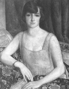 Femme Sur Un Sofa by Paul Theophile Robert