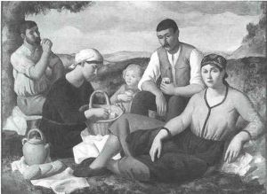 The Family Picnic by Paul Theophile Robert