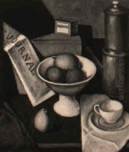 Nature Morte Au Compotier by Paul Theophile Robert