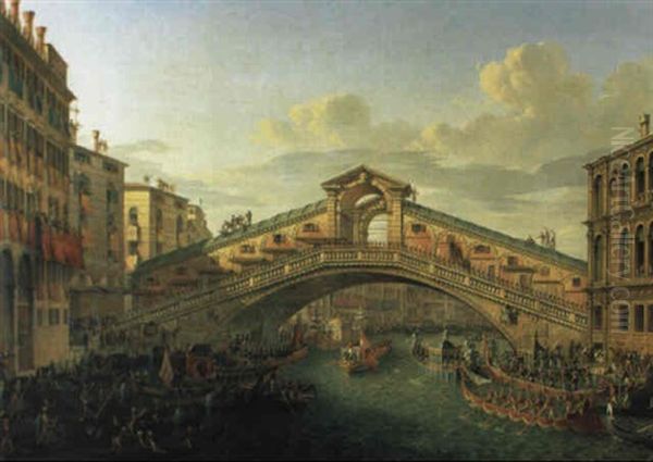 Einzug Kaiser Franz I. Von Tsterreich In Venedig - view 1