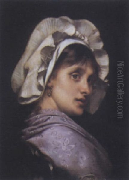 Portrait De Femme A La Coiffe Blanche - view 1