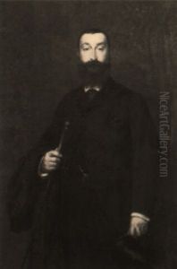 Portrait D'un Gentilhomme by Tony Robert-Fleury