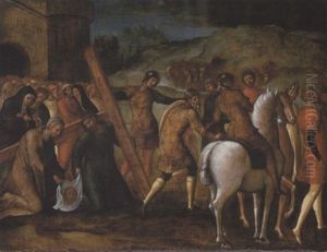 Christ On The Way To Calvary by Ercole de' Roberti