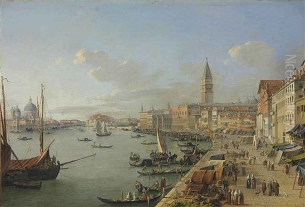 A View Of Venice With The Doge's Palace, Saint Mark's Campanile And Santa Maria Della Salute - view 1