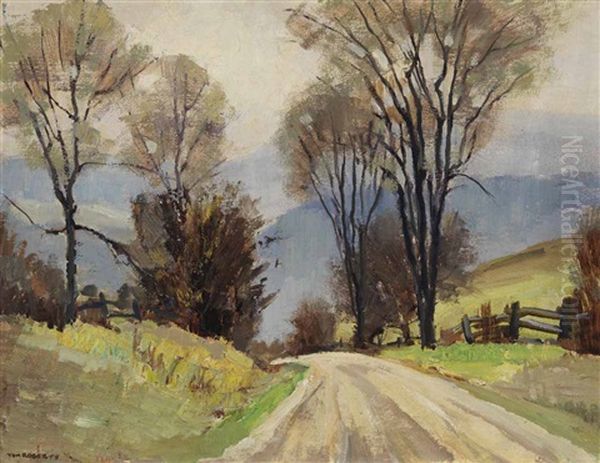 The Valley Road - April - view 1