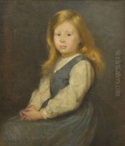 Portrait Of Miss Evelyn Grace Watson by Tom Roberts