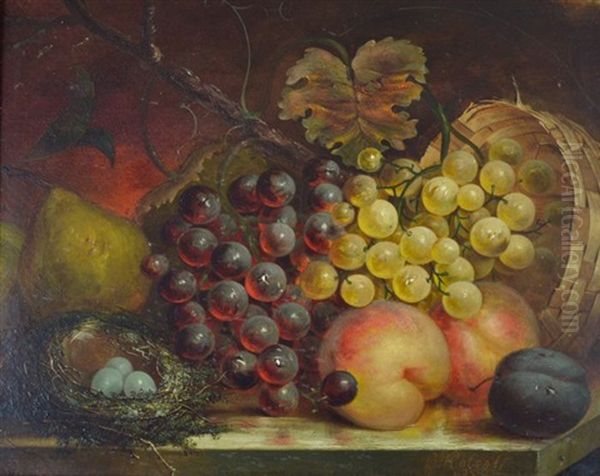 Still Life Of Fruit With Birds Nest - view 1