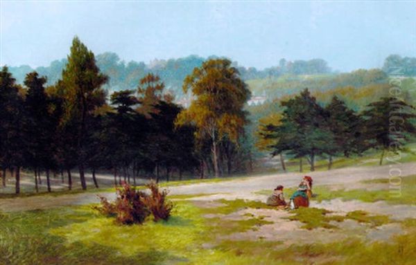 Early Morning, Vale Of Health From Battery Hill, Hampstead Heath - view 1