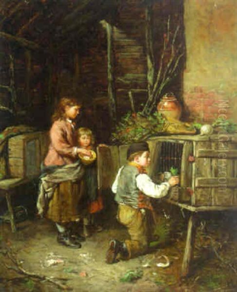 Feeding The Rabbits - view 1
