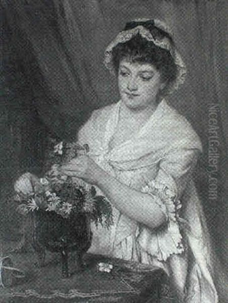 Arranging The Flowers - view 1