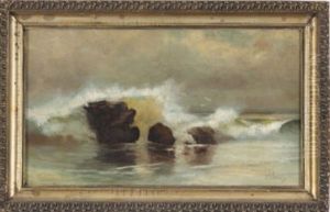 Seascape With Rocks by Elizabeth Wentworth Roberts