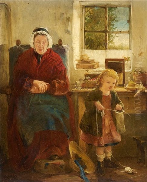 Grandmother And Granddaughter - view 1