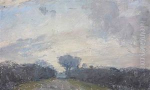 Winter Landscape by Thomas William Roberts