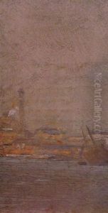 Sydney Harbor Towards Balmain by Thomas William Roberts