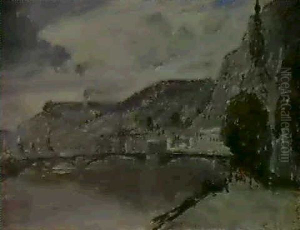 The Bridge At Dinard, France - view 1
