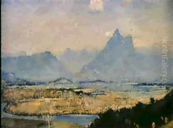 Mt Warning And The Macpherson Rangees, N.s.w. 1920 - view 1