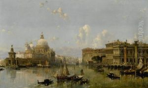 Venice, Approach To The Grand Canal by David Roberts