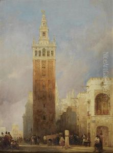 The Moorish Tower At Seville by David Roberts
