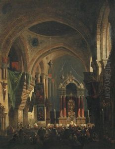Cathedral Of Angouleme by David Roberts