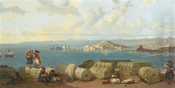 Sidon Looking Towards The Range Of Lebanon - view 1