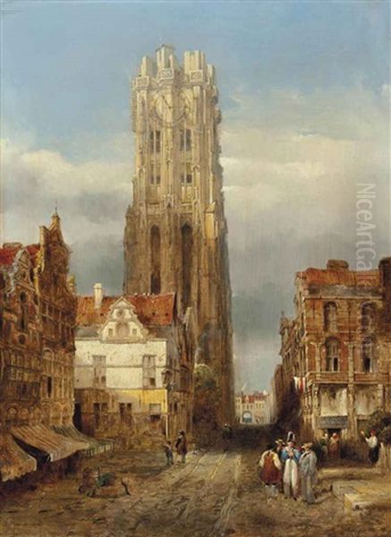 Tower Of The Church Of St. Rombouts, Mechelen - view 1