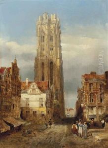 Tower Of The Church Of St. Rombouts, Mechelen