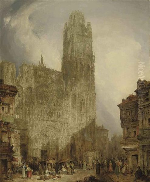 West Front Of Notre Dame Cathedral, Rouen - view 1
