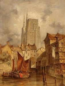 Blick Auf Die St.-giles-kathedrale by David Roberts