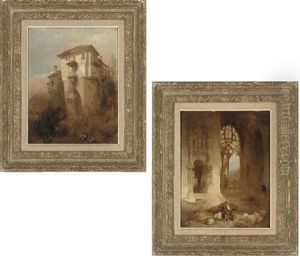 The Convent Of The Carmelites, Burgos (+ On The Darro, Grenada; Pair)