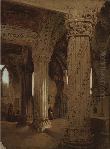 The Prentice Pillar, Roslyn Chapel - view 1