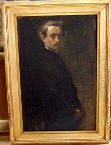 Sjalvportratt. by Gunnar Borjeson