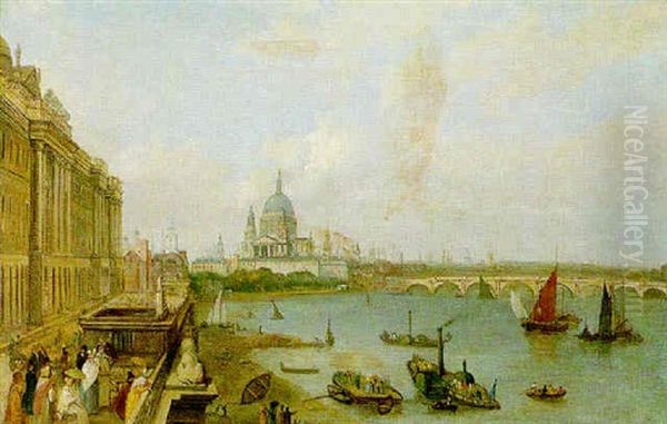 A View Of The Thames From Somerset House - view 1