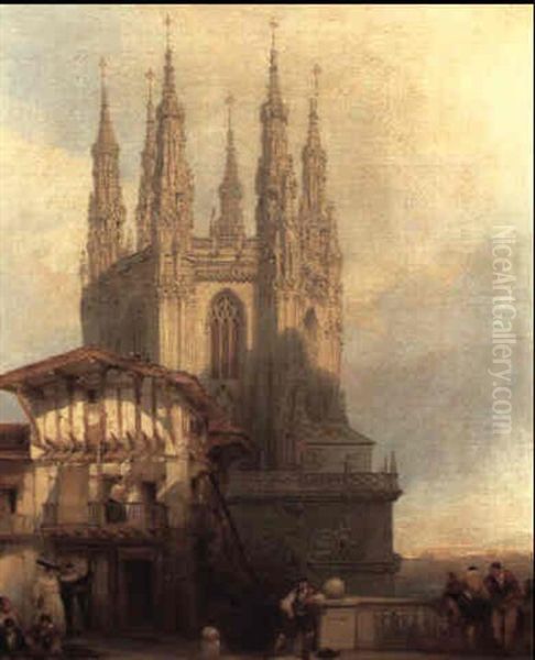 The Entrance To The North Transept, Burgos Cathedral - view 1