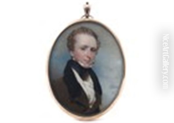 Portrait Miniature Of A Gentleman - view 1
