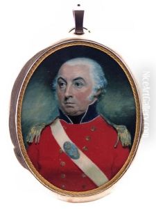 Portrait Miniature Of General Atkinson Of The 2nd Royal Surrey Militia (1777-1845) by Andrew Robertson