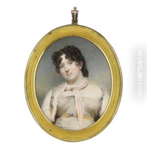 Portrait Of A Lady, Traditionally Identified As The Artist's Wife by Andrew Robertson