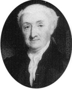 The Rev. John Foster Wearing A Grey Coat, Grey Waistcoat And Cravat by Andrew Robertson