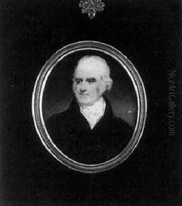 An Elderly Gentleman In Blue Coat, White Waistcoat
