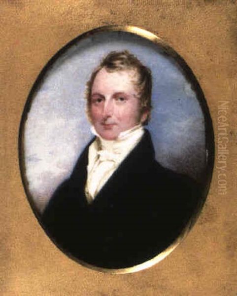 George Fraser, In Slate-grey Coat And White Waistcoat - view 1