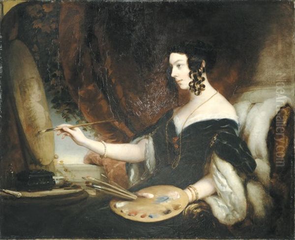 Portrait Of Mrs Mary Milnes Gaskell - view 1