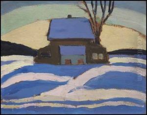 The Barn In Winter The Barn In Winter