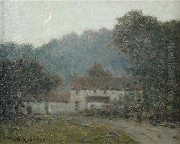 Moonlight Over Haddon Hall, Derbyshire - view 1