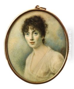 Portrait Miniature Of A Lady