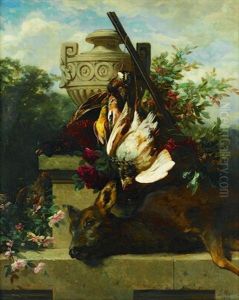 Jagdstillleben by Jean-Baptiste Robie