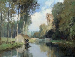 Cabane Au Bord De L'etang
