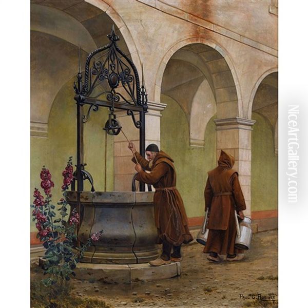 Monche Am Klosterbrunnen - view 1