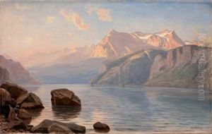 Le Lac Suisse Des Quatre Cantons by Paul Gustave Robinet