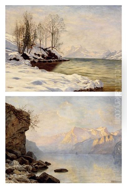 Paysage De Neige (2 Works) - view 1