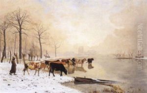 Dutch Scene by Paul Gustave Robinet