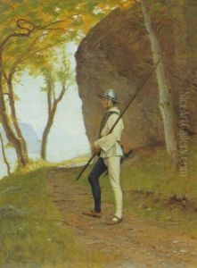 Wachtsoldat by Paul Gustave Robinet